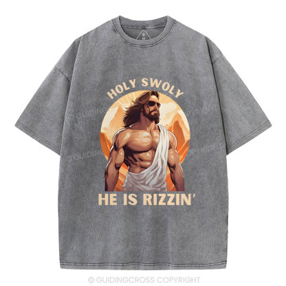 Holy Swoly Chirstian Washed T-Shirt
