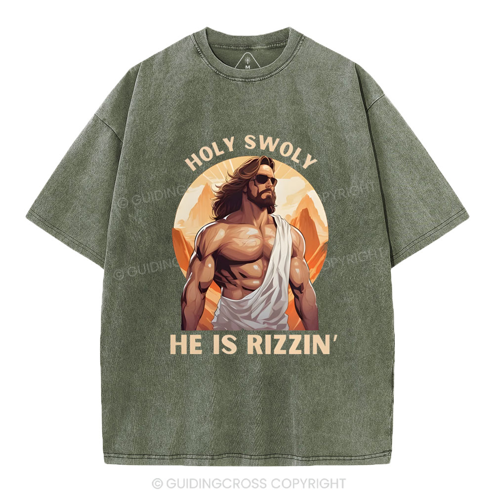 Holy Swoly Chirstian Washed T-Shirt