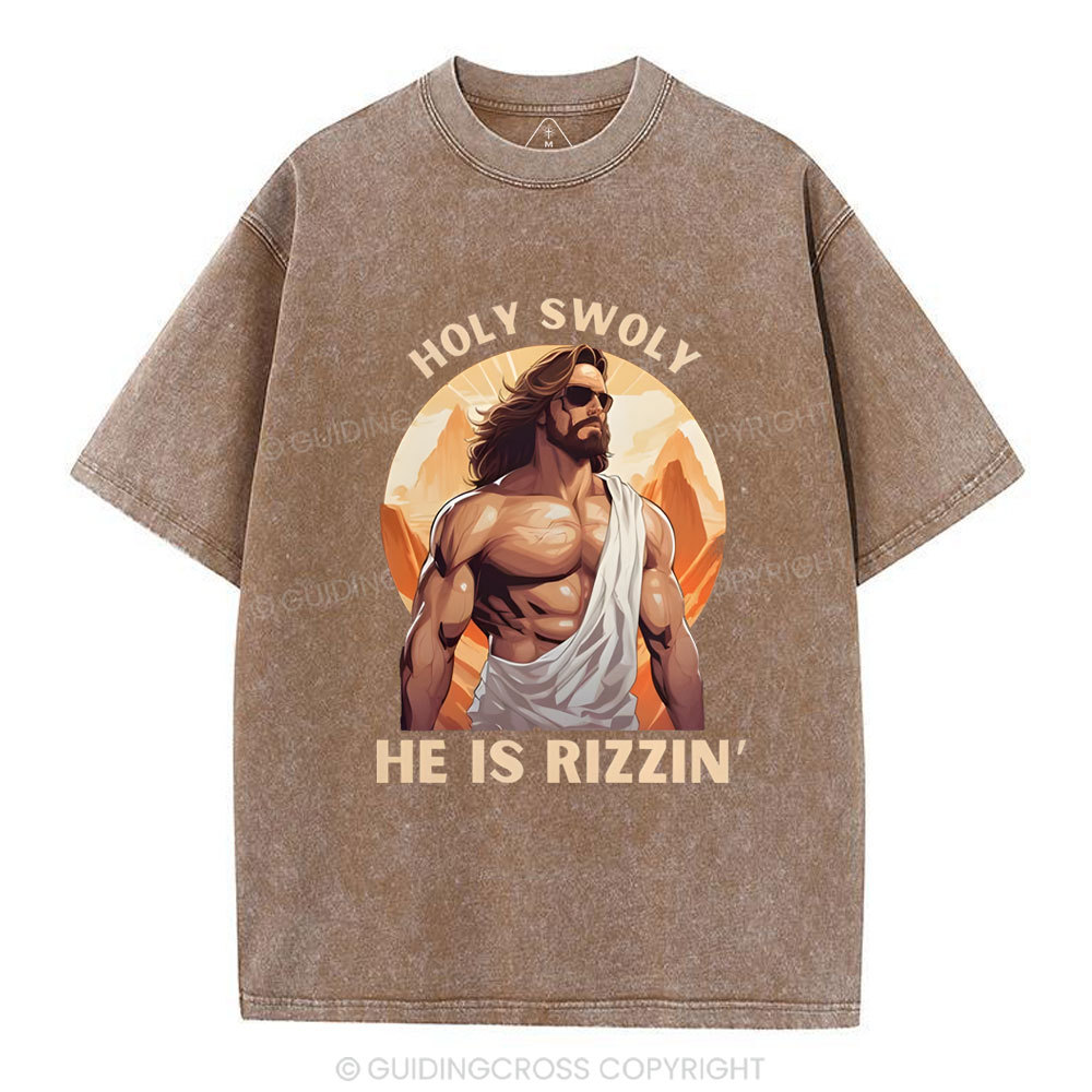 Holy Swoly Chirstian Washed T-Shirt