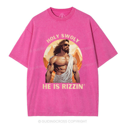 Holy Swoly Chirstian Washed T-Shirt