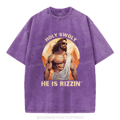 Holy Swoly Chirstian Washed T-Shirt