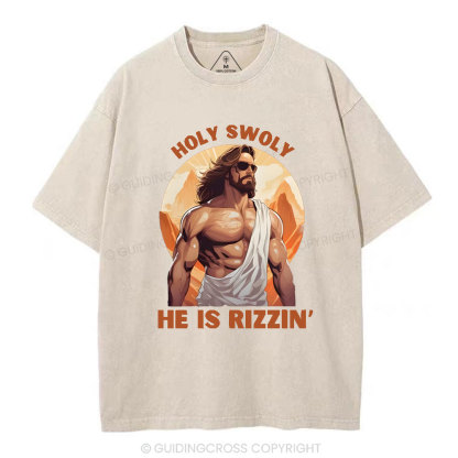 Holy Swoly Chirstian Washed T-Shirt
