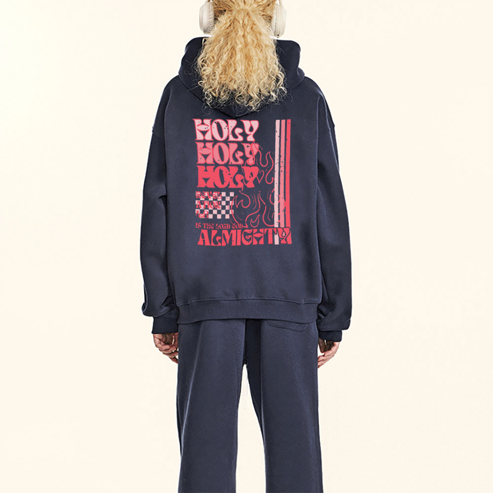 Holy is the Lord Christian Fleece Hoodie Set