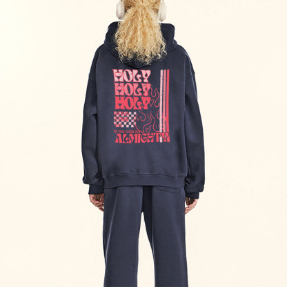 Holy is the Lord Christian Fleece Hoodie Set