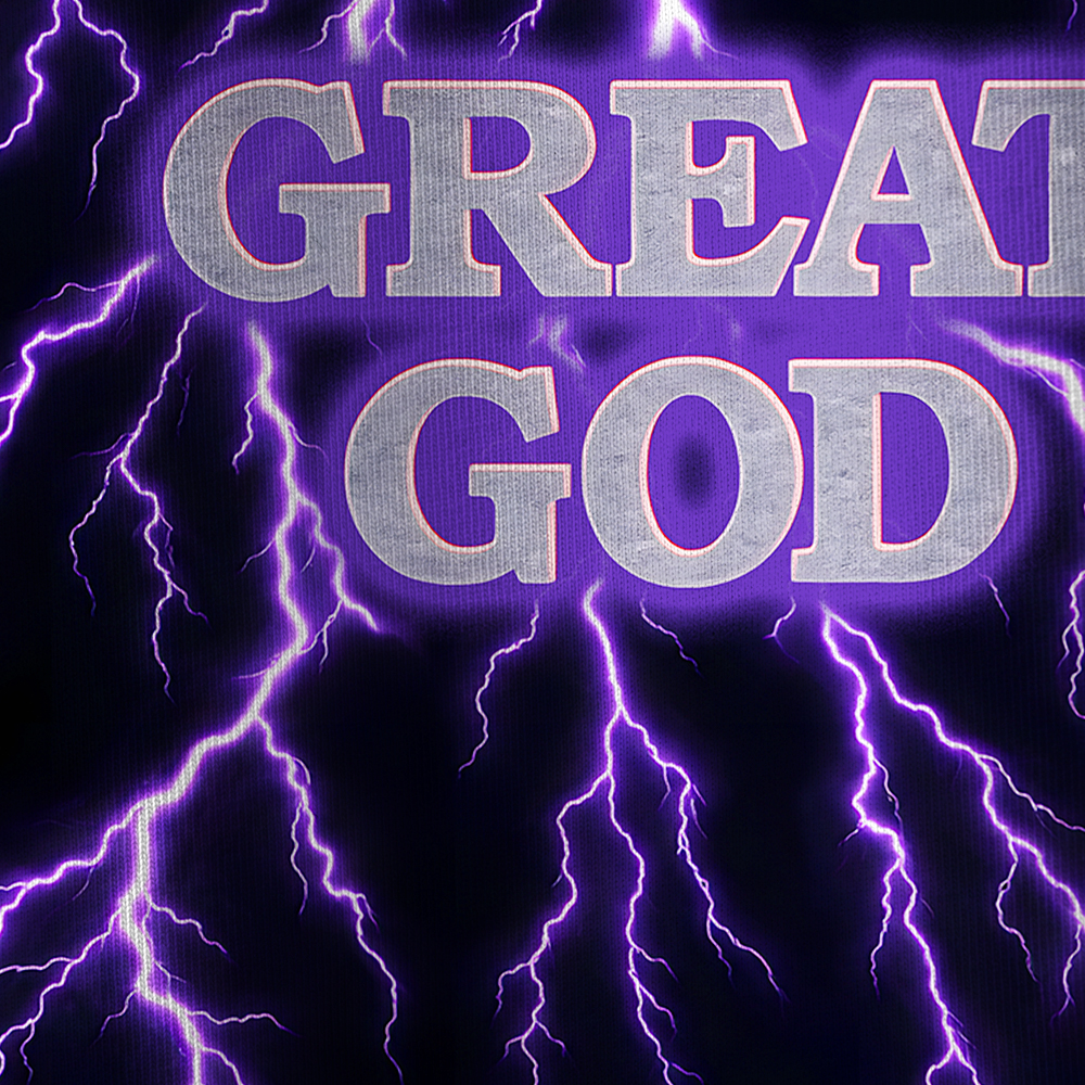 Honor And GLory To His Name Oversized All-Over Print Christian T-Shirt