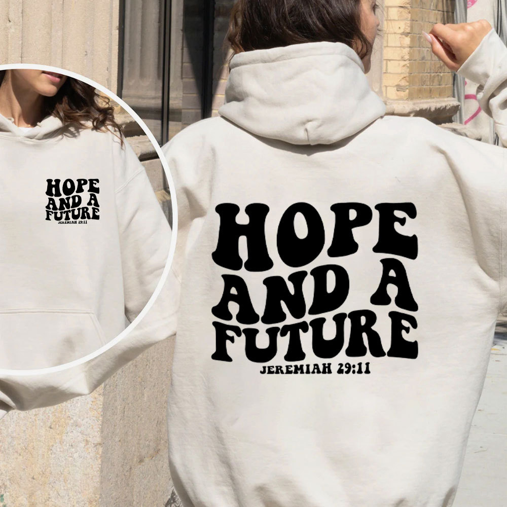 Hope And A Future Christian Fleece Hoodie Set