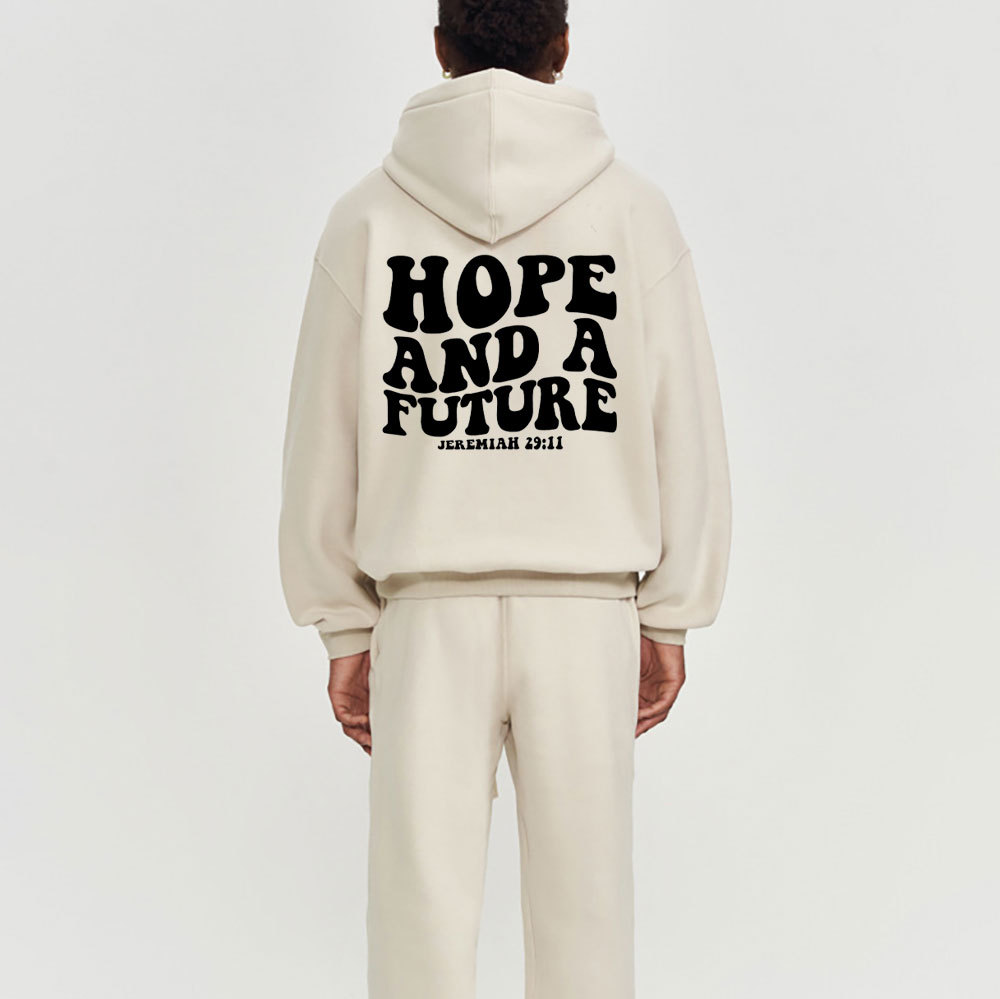 Hope And A Future Christian Fleece Hoodie Set