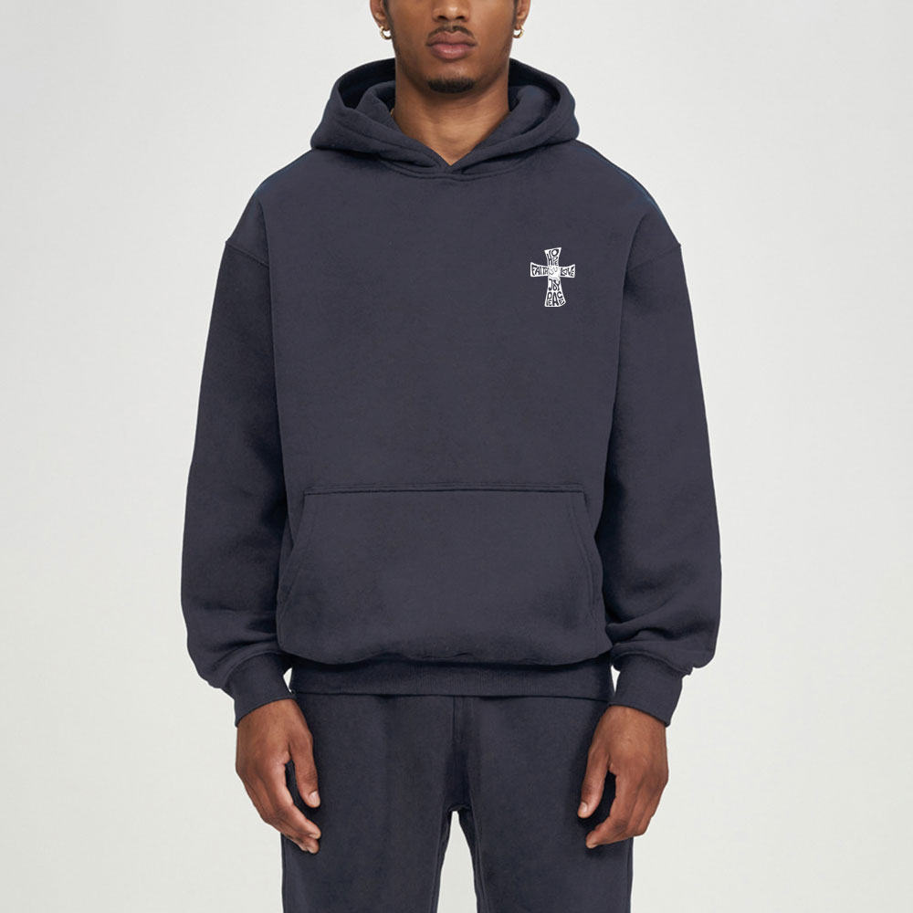 Hope Faith Love Peace Joy Christian Fleece Hoodie Set