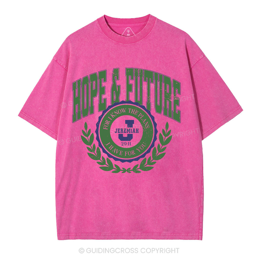 Hope&Future Christian Washed T-Shirt