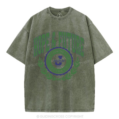 Hope&Future Christian Washed T-Shirt