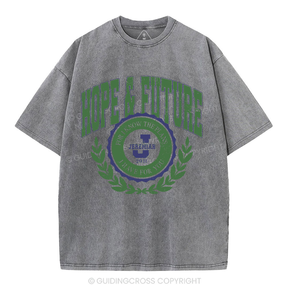 Hope&Future Christian Washed T-Shirt
