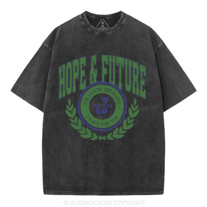Hope&Future Christian Washed T-Shirt