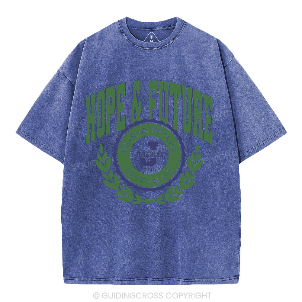 Hope&Future Christian Washed T-Shirt