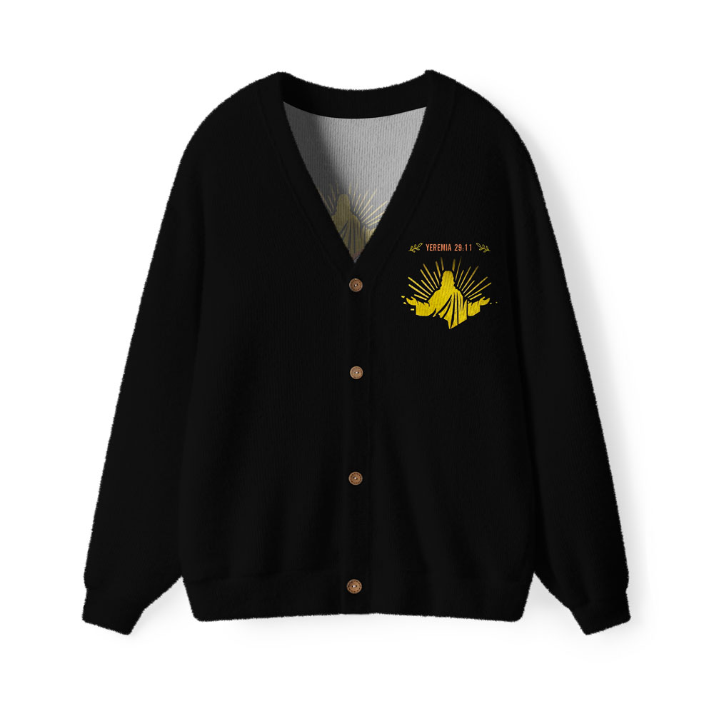 Hope In Christ Furry Christian Lightweight Cardigan