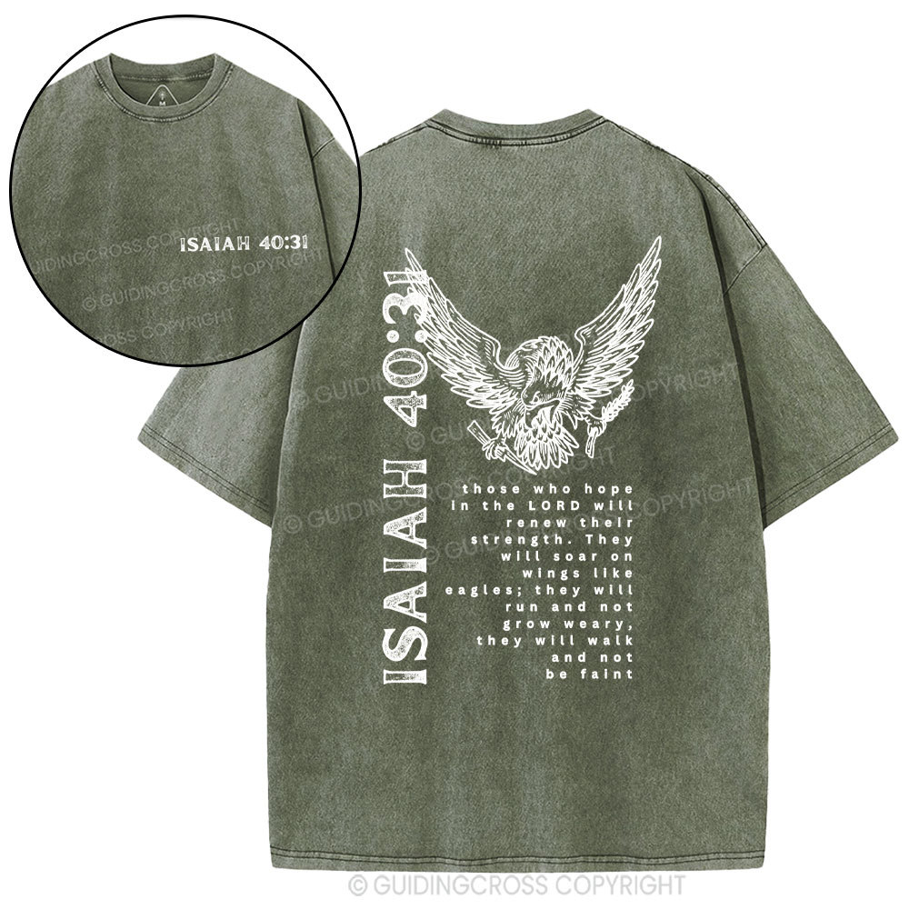 Hope In The Lord Christian Washed T-Shirt