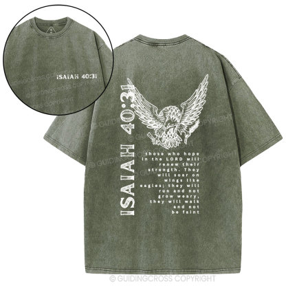 Hope In The Lord Christian Washed T-Shirt