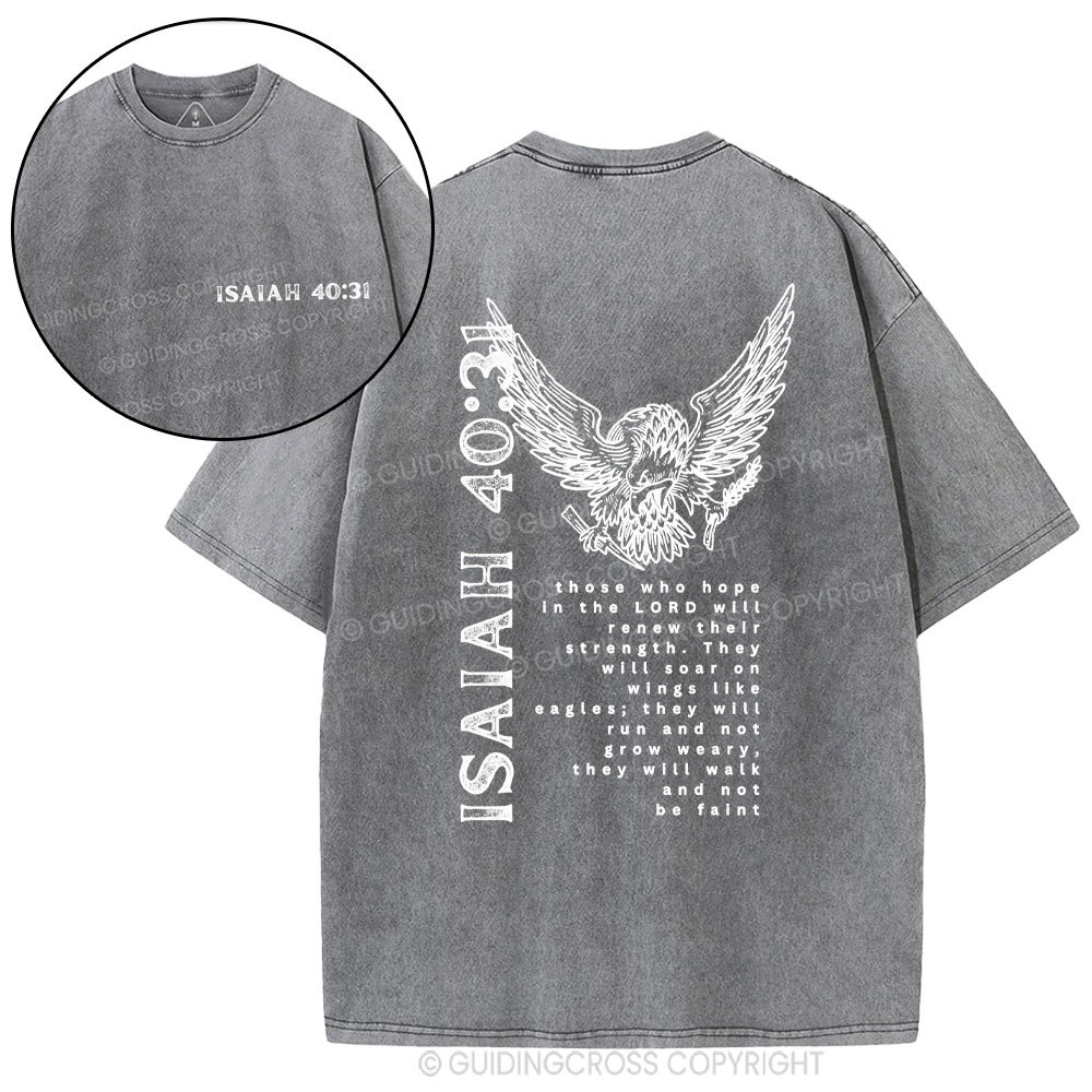 Hope In The Lord Christian Washed T-Shirt