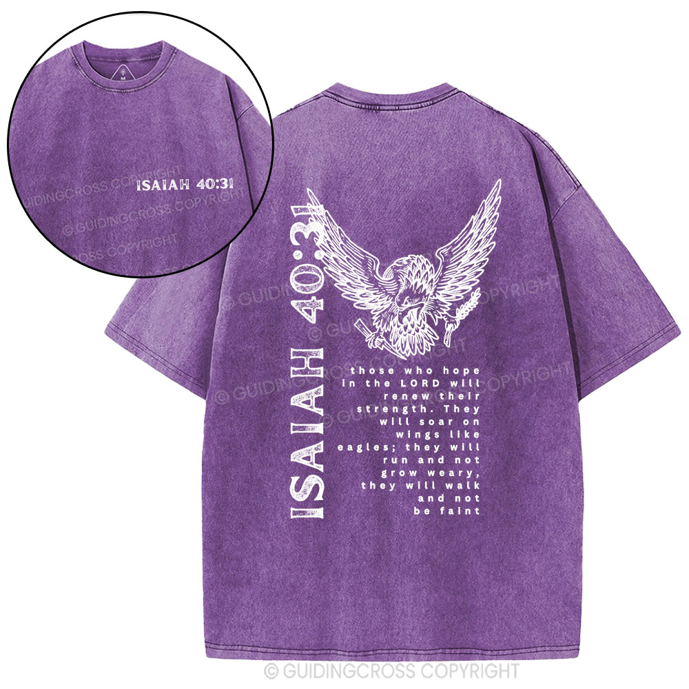 Hope In The Lord Christian Washed T-Shirt