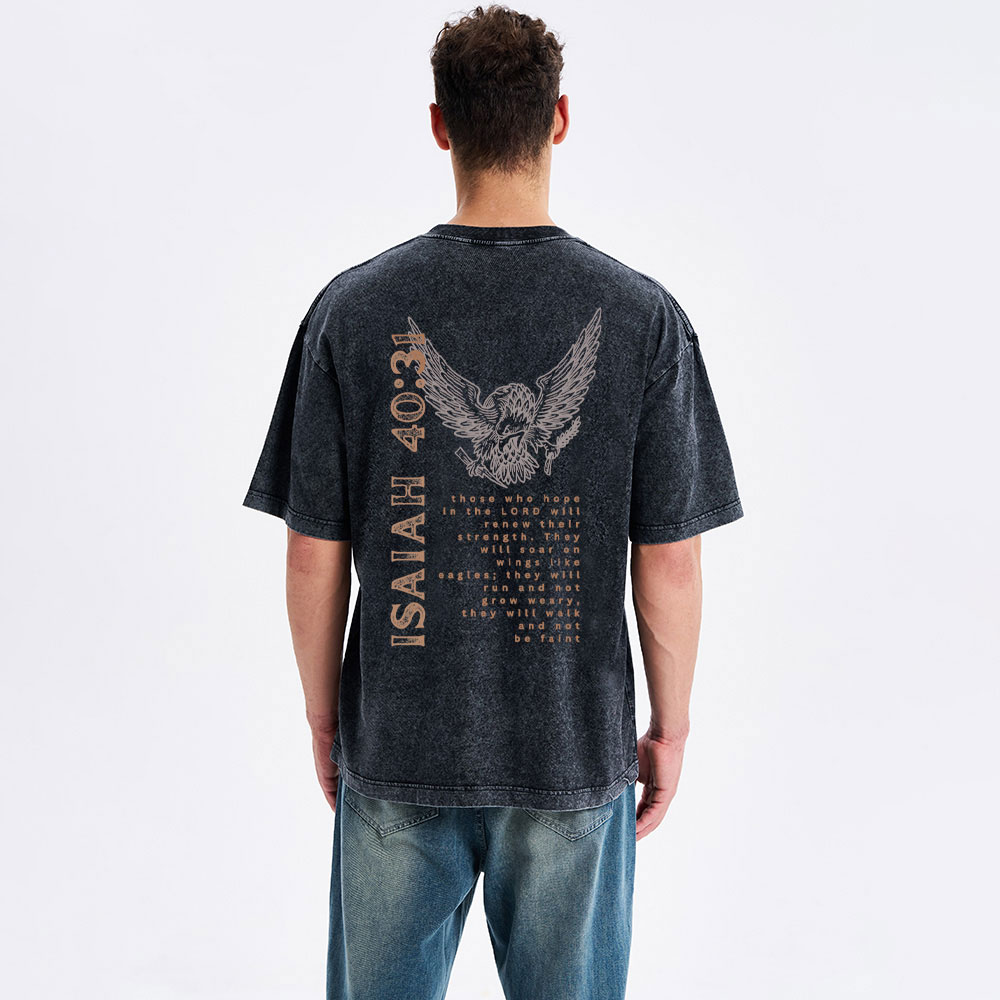 Hope In The Lord Christian Washed T-Shirt