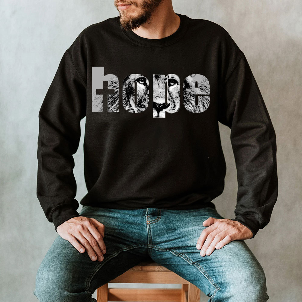 Hope Lion Of Judah Christian Sweatshirt