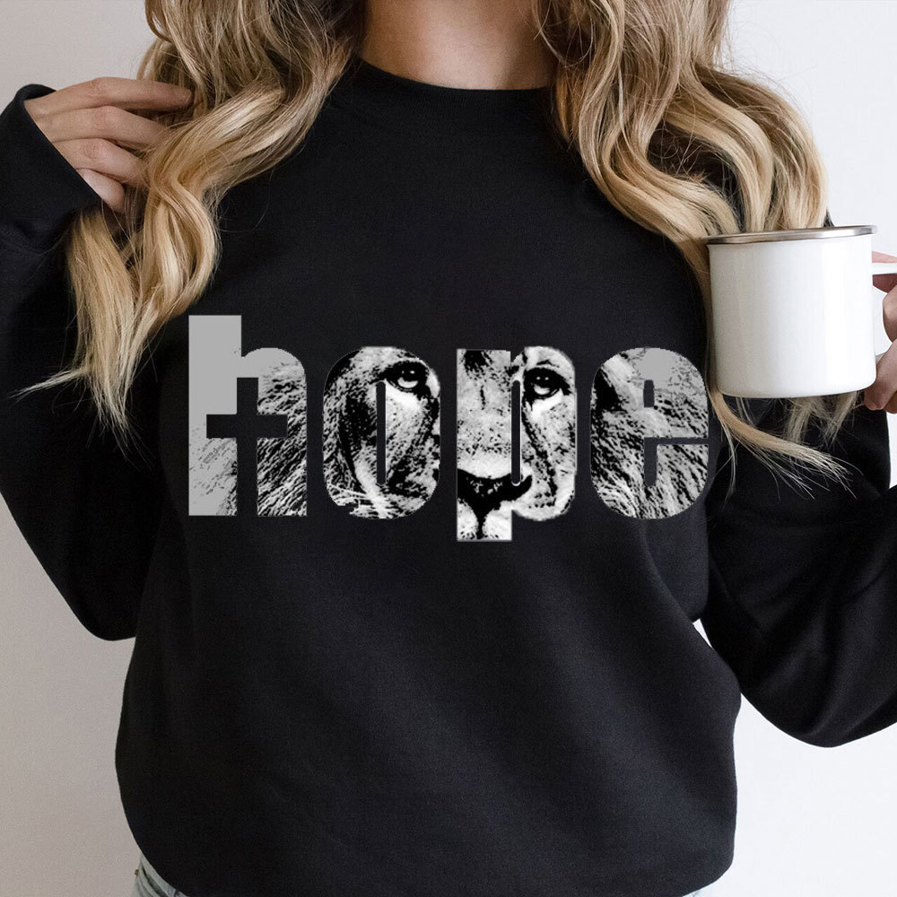 Hope Lion Of Judah Christian Sweatshirt