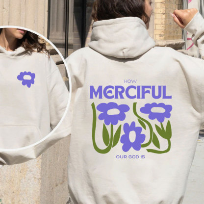 How Merciful Our God Is Christian Fleece Hoodie Set