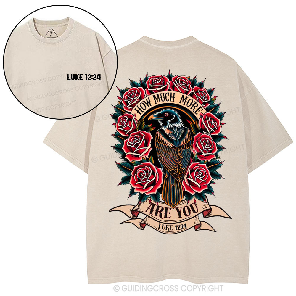 How Much More Are You Christian Washed T-Shirt
