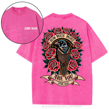 How Much More Are You Christian Washed T-Shirt