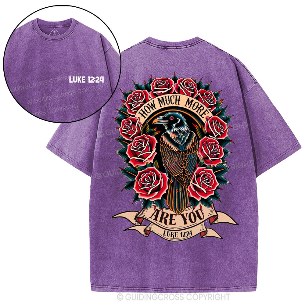 How Much More Are You Christian Washed T-Shirt