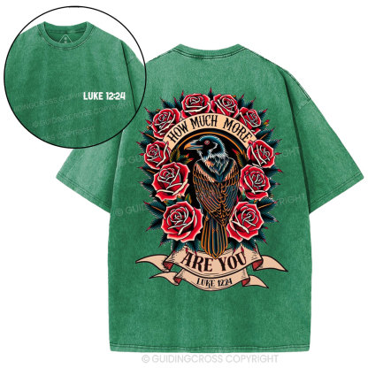 How Much More Are You Christian Washed T-Shirt
