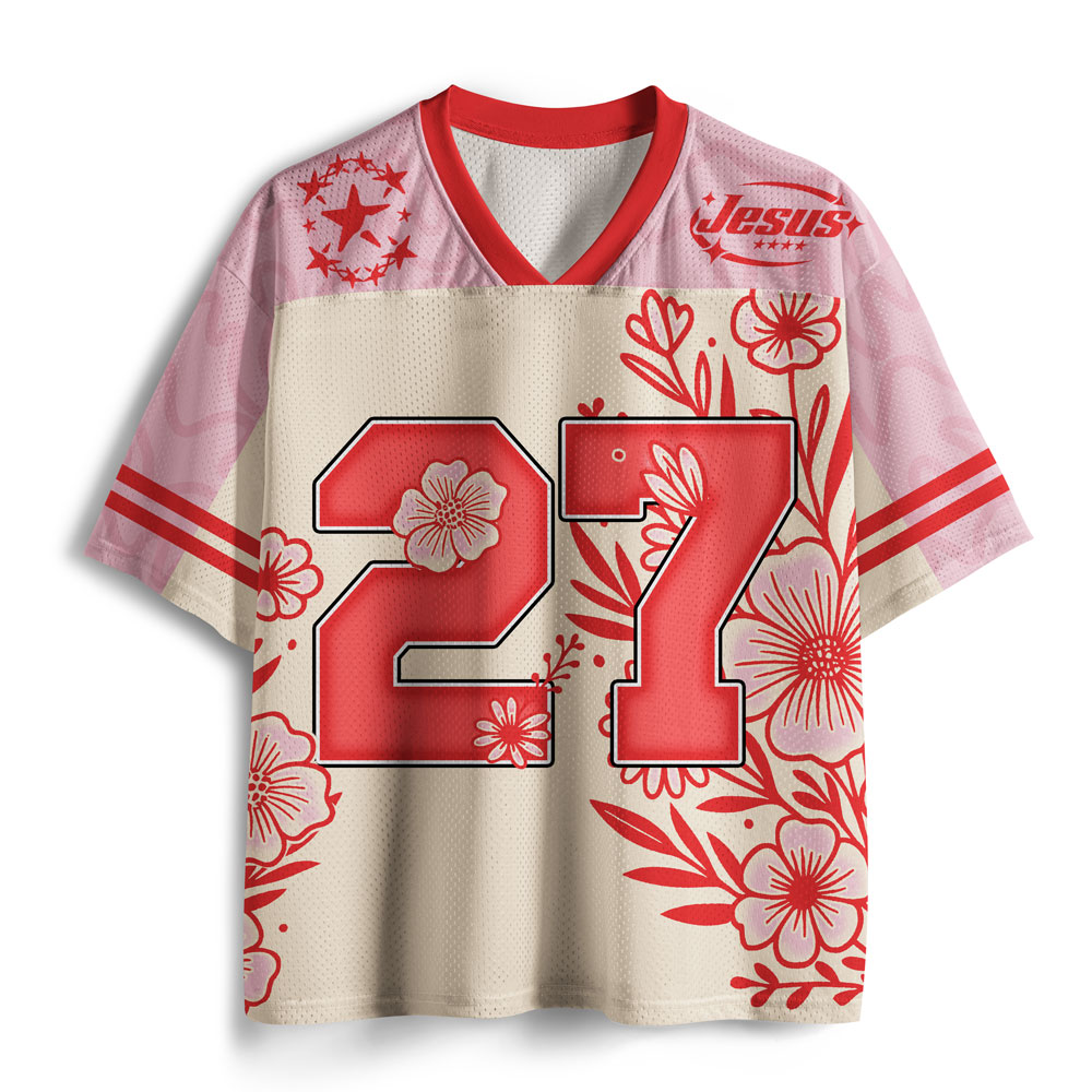 How The Wildflowers Grow Christian Mesh Jersey