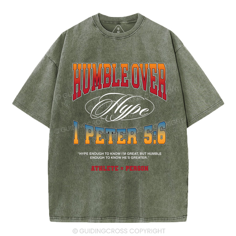 Humble Over Christian Washed T-Shirt