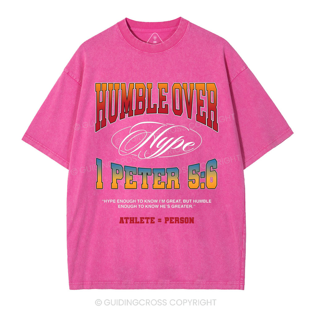 Humble Over Christian Washed T-Shirt