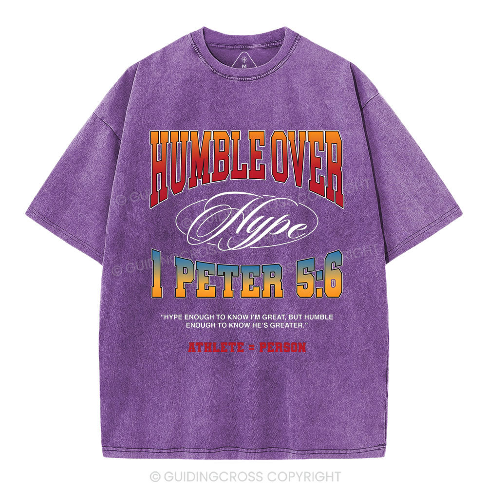 Humble Over Christian Washed T-Shirt