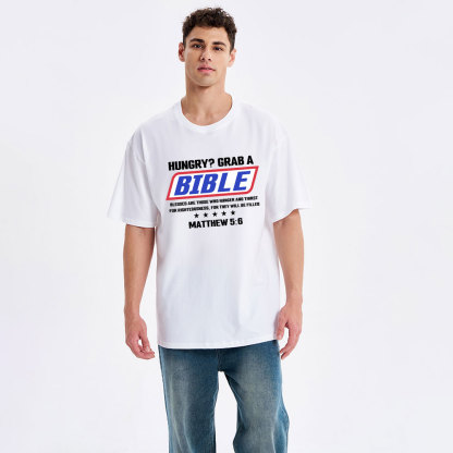 Hungry Grab A Scripture Christian T-Shirt