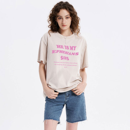 Husbands Love Your Wives Christian Washed T-Shirt