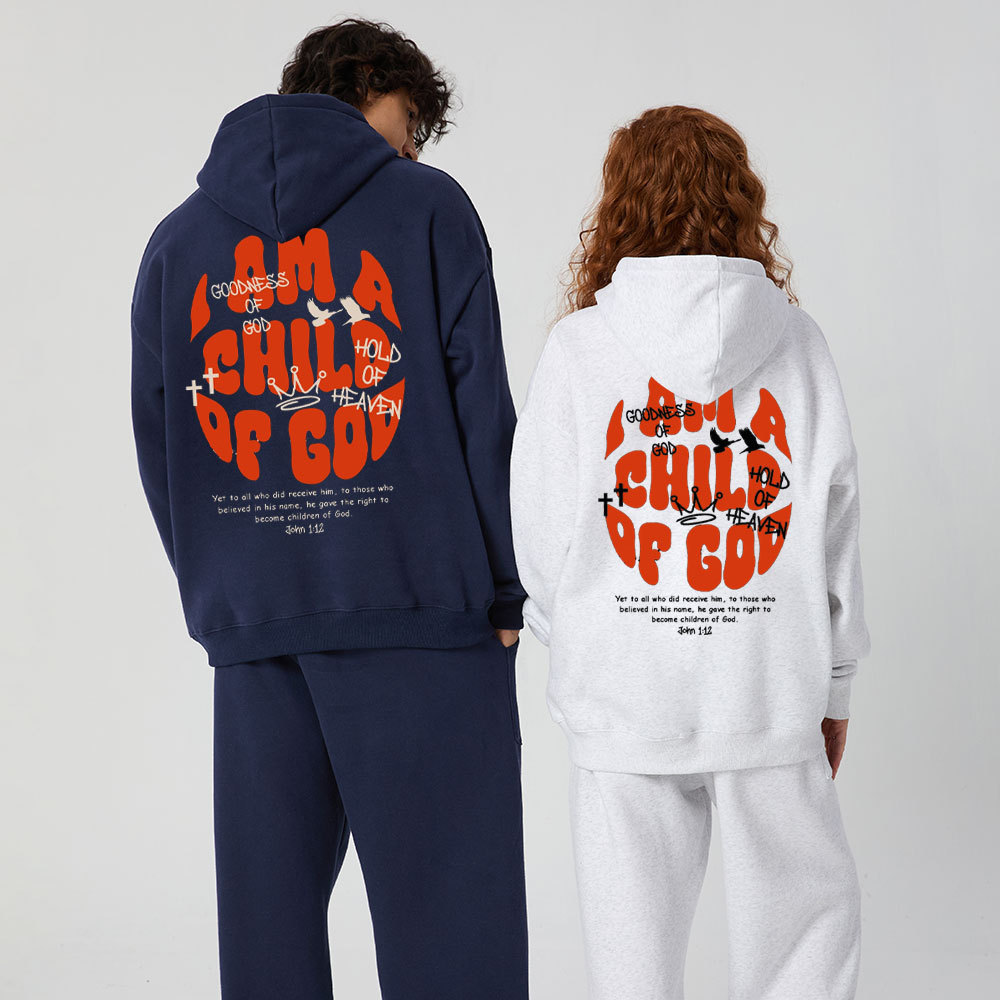 I Am A Child Of God Christian Premium Fleece Hoodie Set
