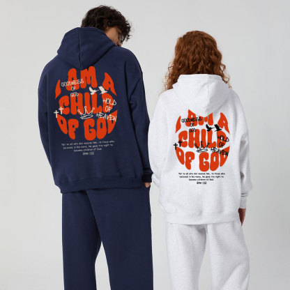 I Am A Child Of God Christian Premium Fleece Hoodie Set