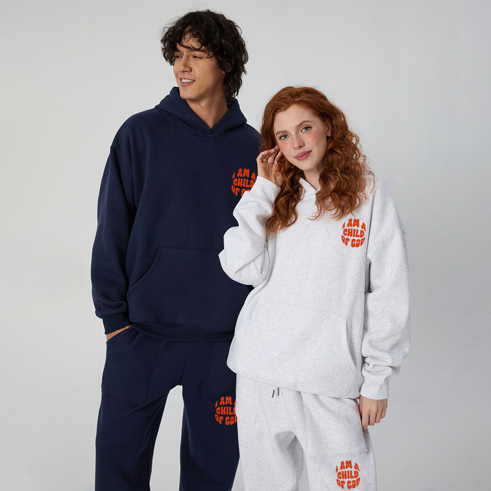 I Am A Child Of God Christian Premium Fleece Hoodie Set