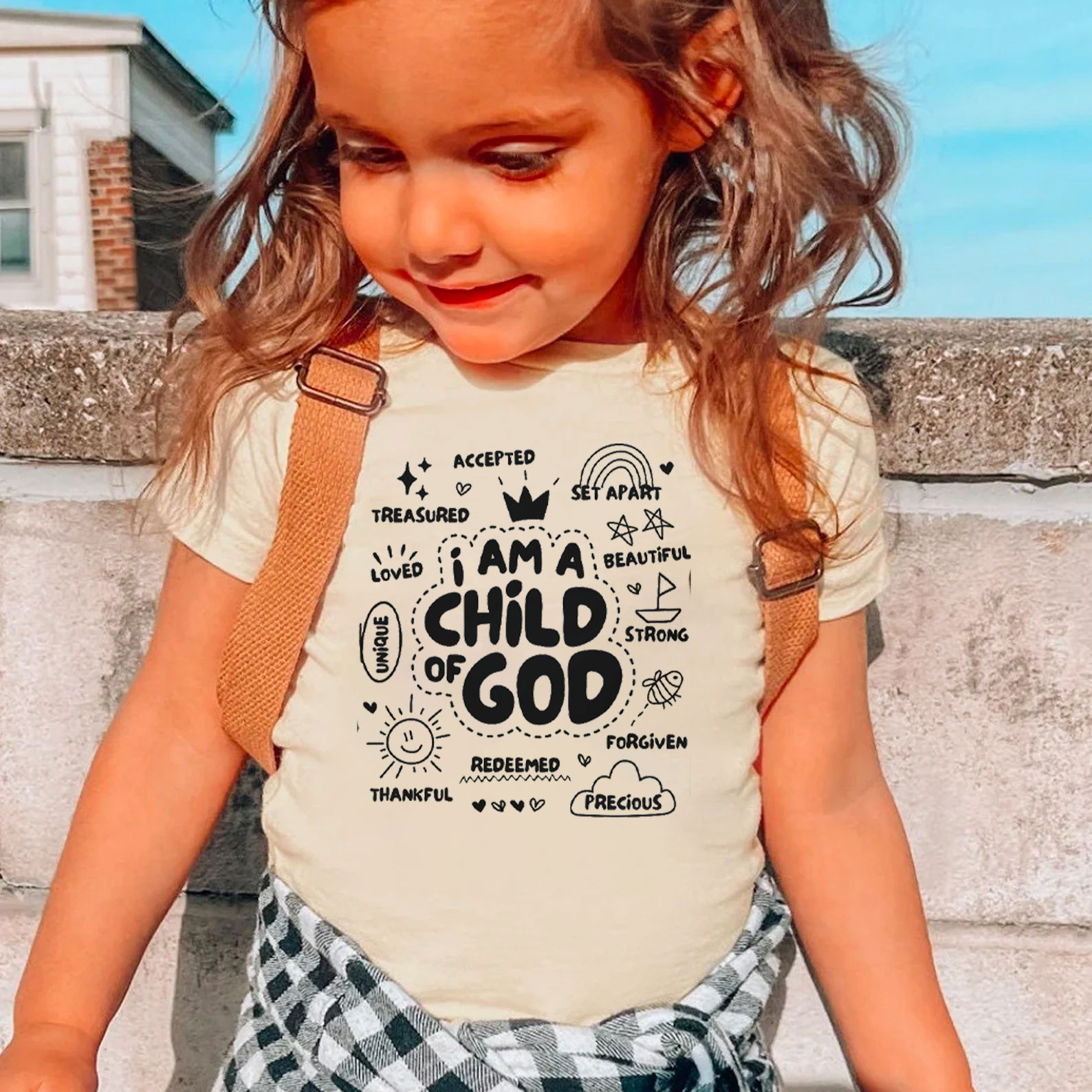 I Am A Child Of God Christian Kids T-Shirt