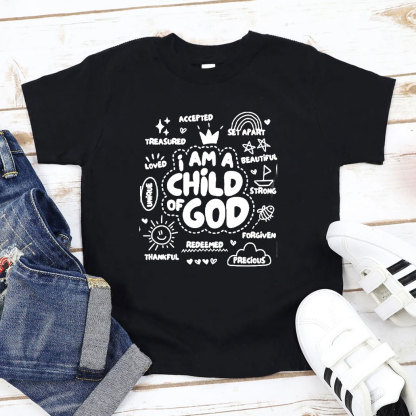 I Am A Child Of God Christian Kids T-Shirt