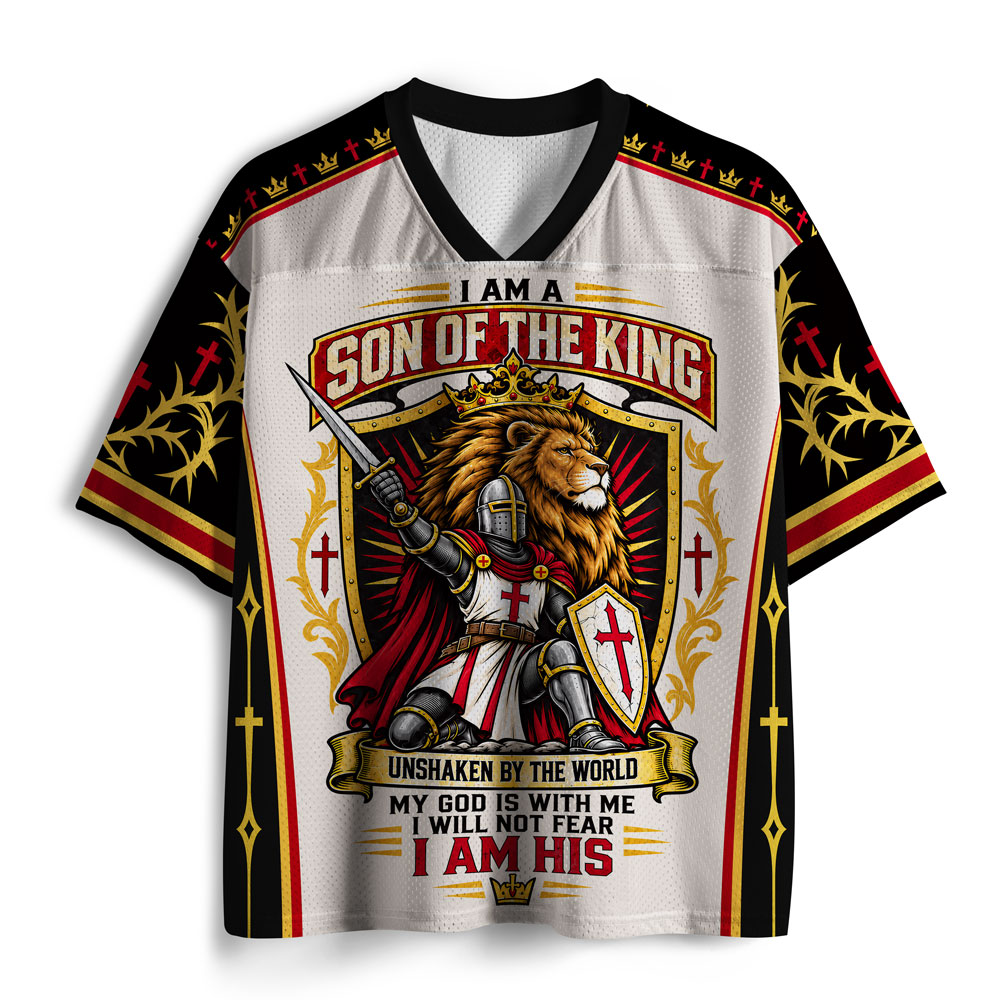 I Am A Son Of The King Christian Mesh Jersey