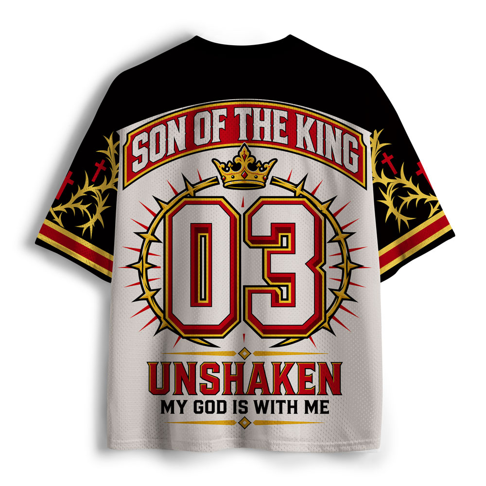 I Am A Son Of The King Christian Mesh Jersey