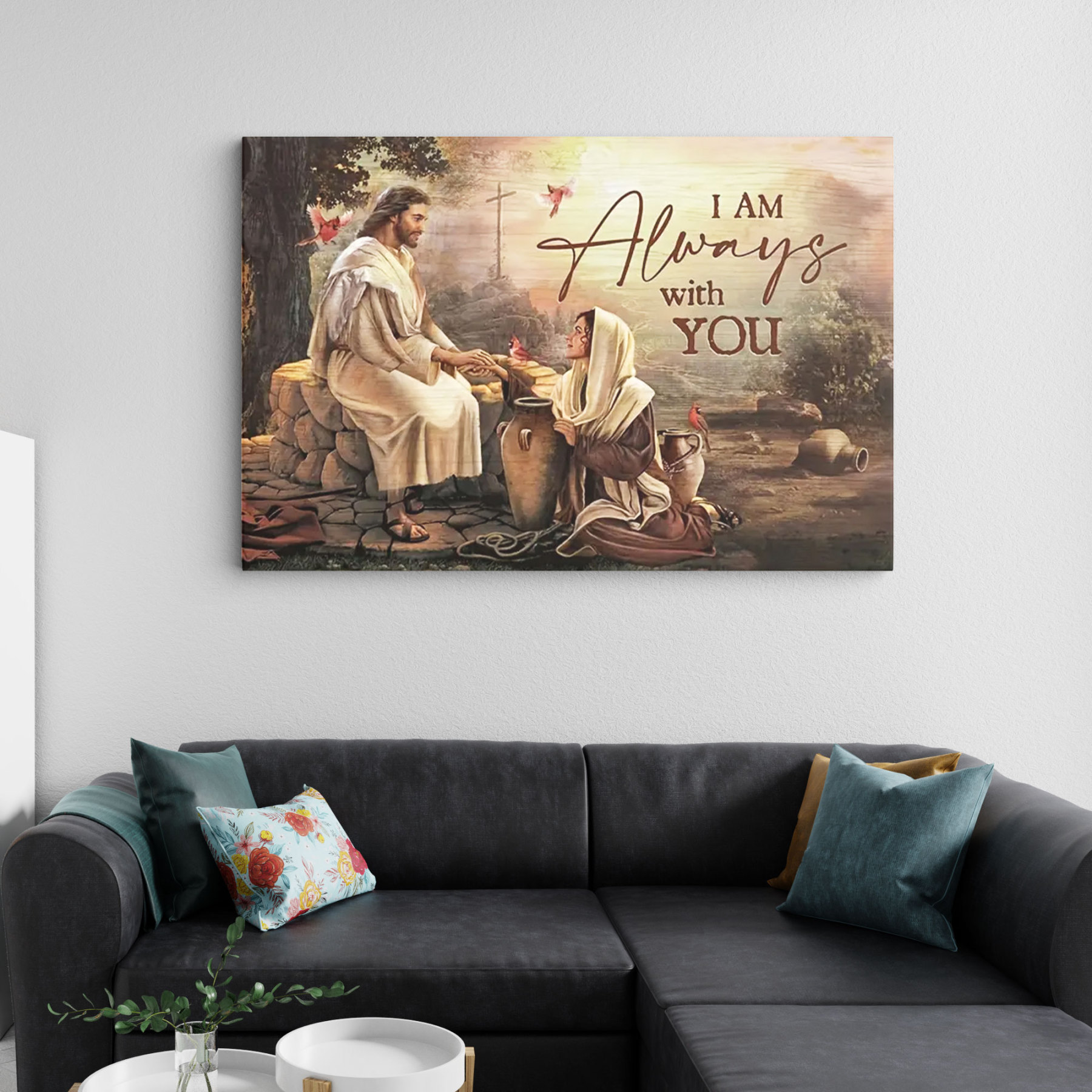 I Am Always With You Christian Canvas Wall Art