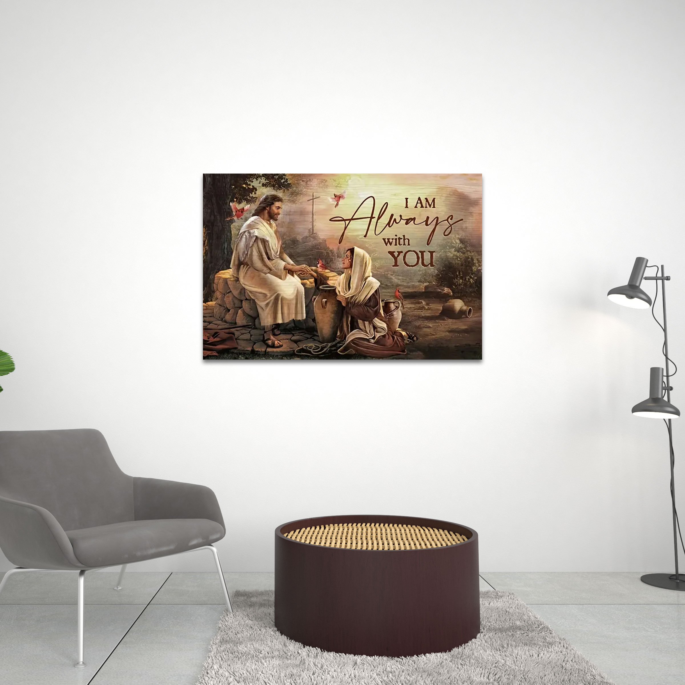 I Am Always With You Christian Canvas Wall Art