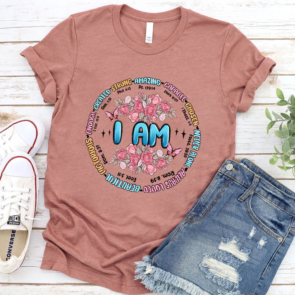 I Am Bible Verse Christian T-Shirt