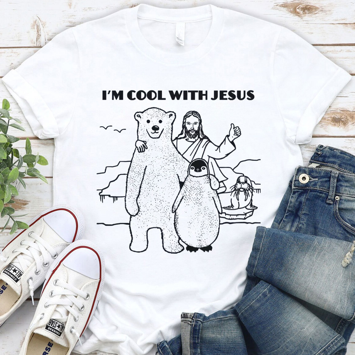 I Am Cool With Jesus Christian T-Shirt