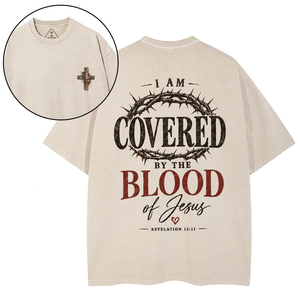 New-Sample Christian Washed T-Shirt双面原件31.95 Sale - GuidingCross