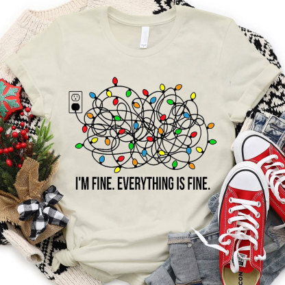 I Am Fine Everything Is Fine Christian T-Shirt