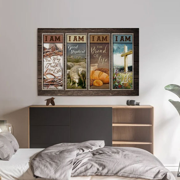I Am Good Shepherd Canvas Wall Art